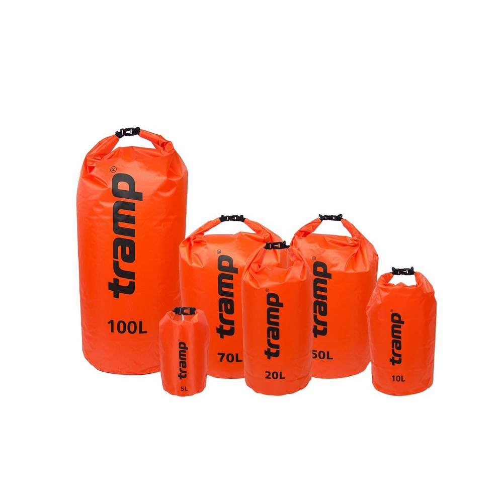 Гермомешок PVC Diamond Rip-Stop 25л Tramp TRA-118-orange