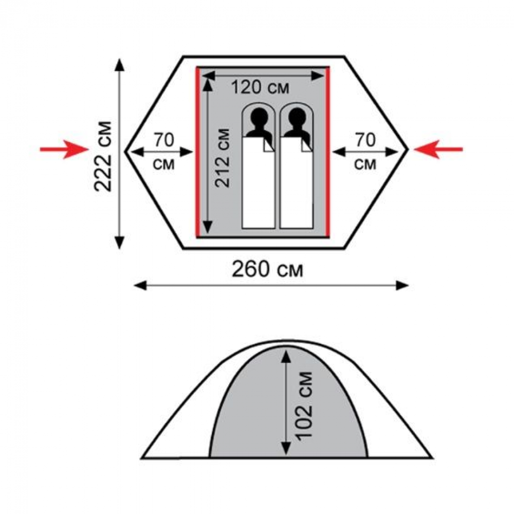 Палатка Tramp Sarma v2 TRT-030