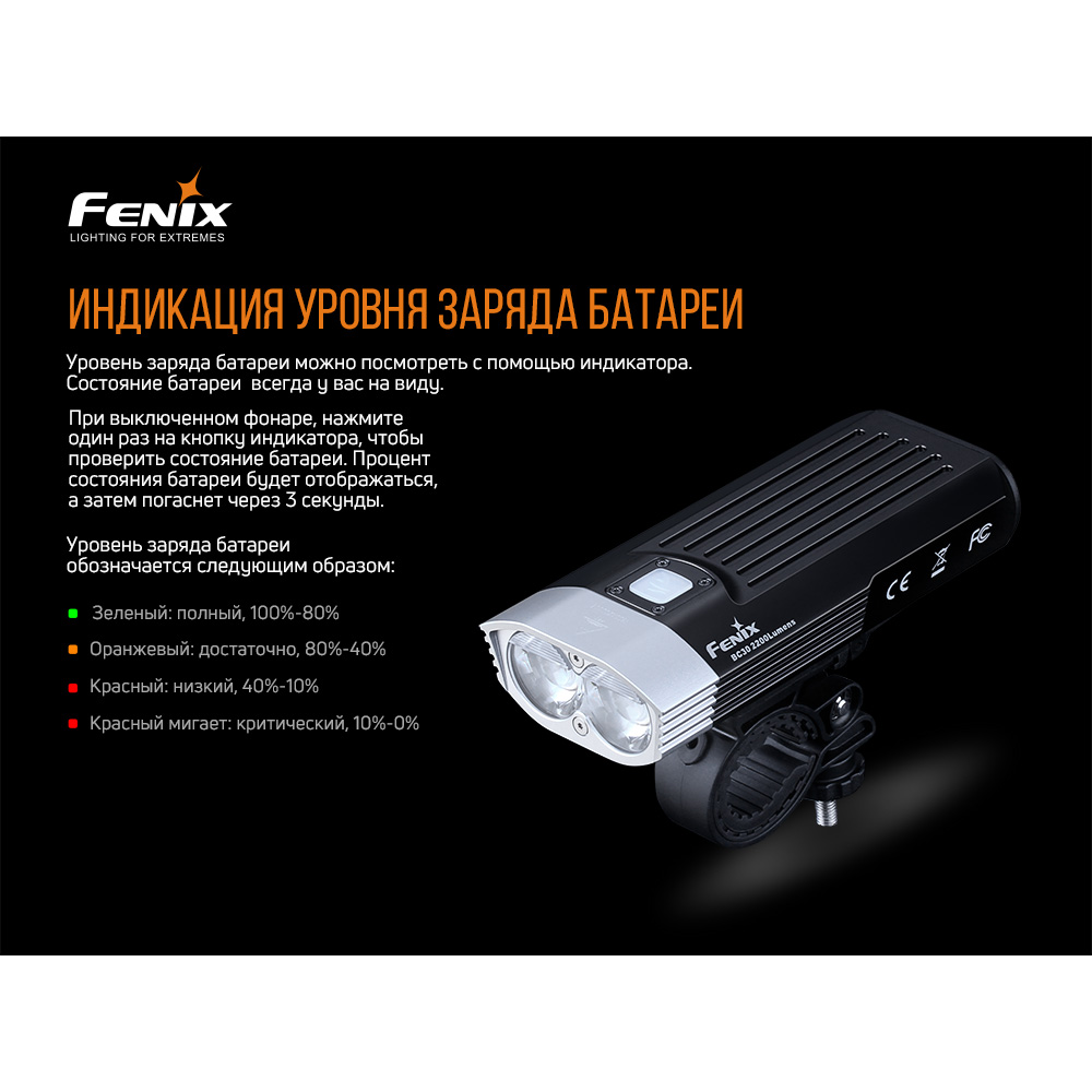 Велофара Fenix BC30 V2.0