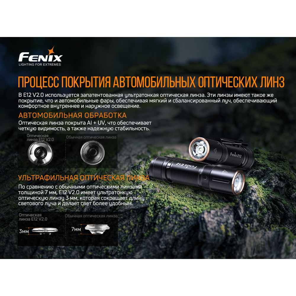 Ліхтар ручний Fenix E12 V2.0