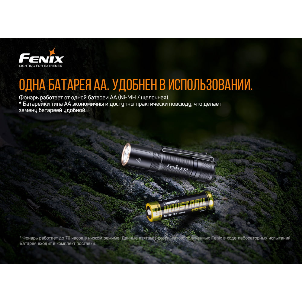 Ліхтар ручний Fenix E12 V2.0