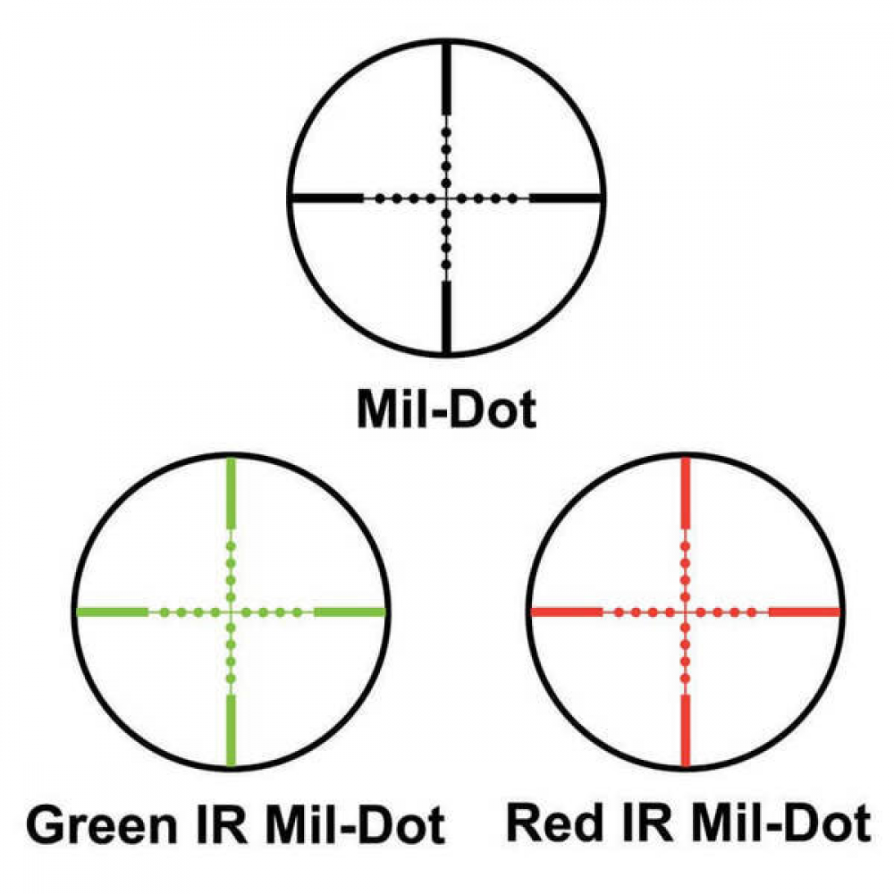 Прицiл оптичний Barska SWAT-AR LR 6-36x52 (IR Mil-Dot R/G) + mount