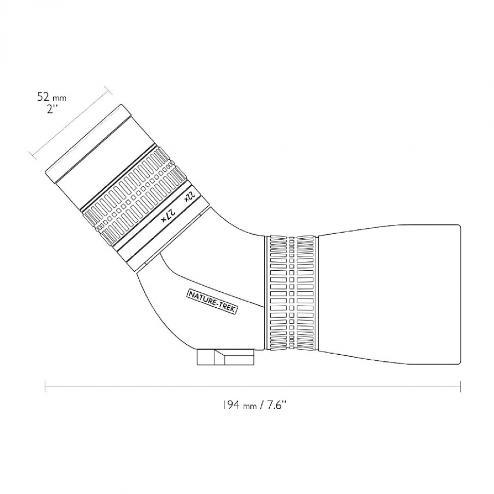 Підзорна труба Hawke NatureTrek 9-27x56,45 WP (55210)