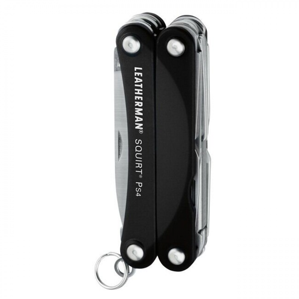 Мультиінструмент LEATHERMAN Squirt PS4 BLACK, картонна коробка