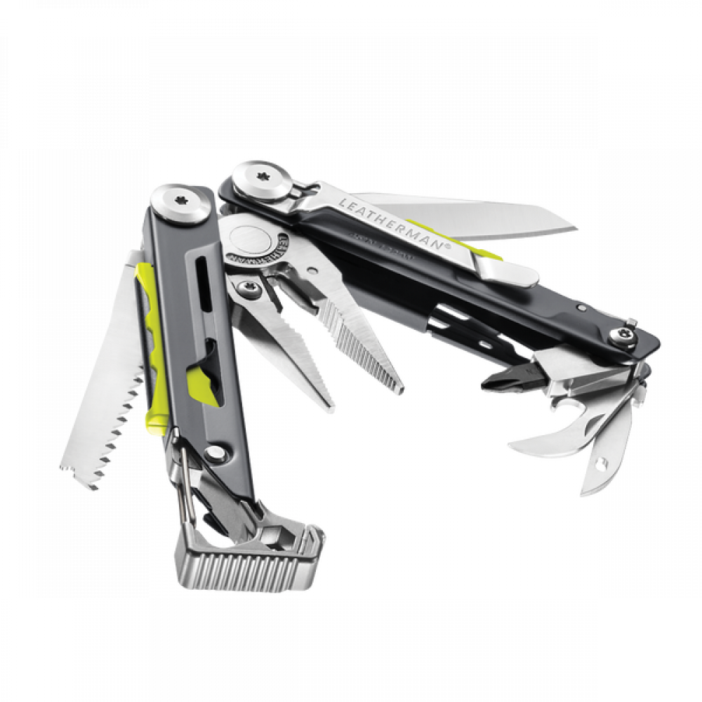 832737 Мультиинструмент LEATHERMAN SIGNAL GRAY, синтетичний чохол, картонна коробка