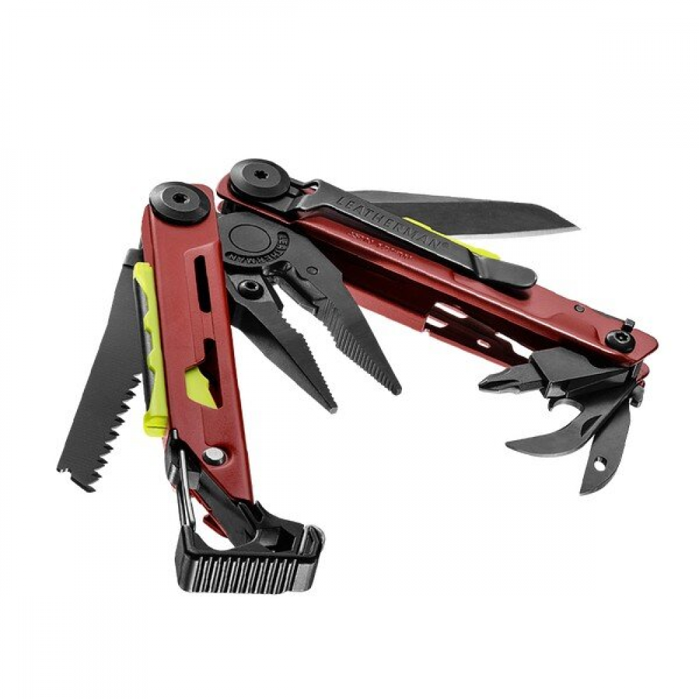 832745 Мультиінструмент LEATHERMAN SIGNAL CRIMSON, синтетичний чохол, картонна коробка