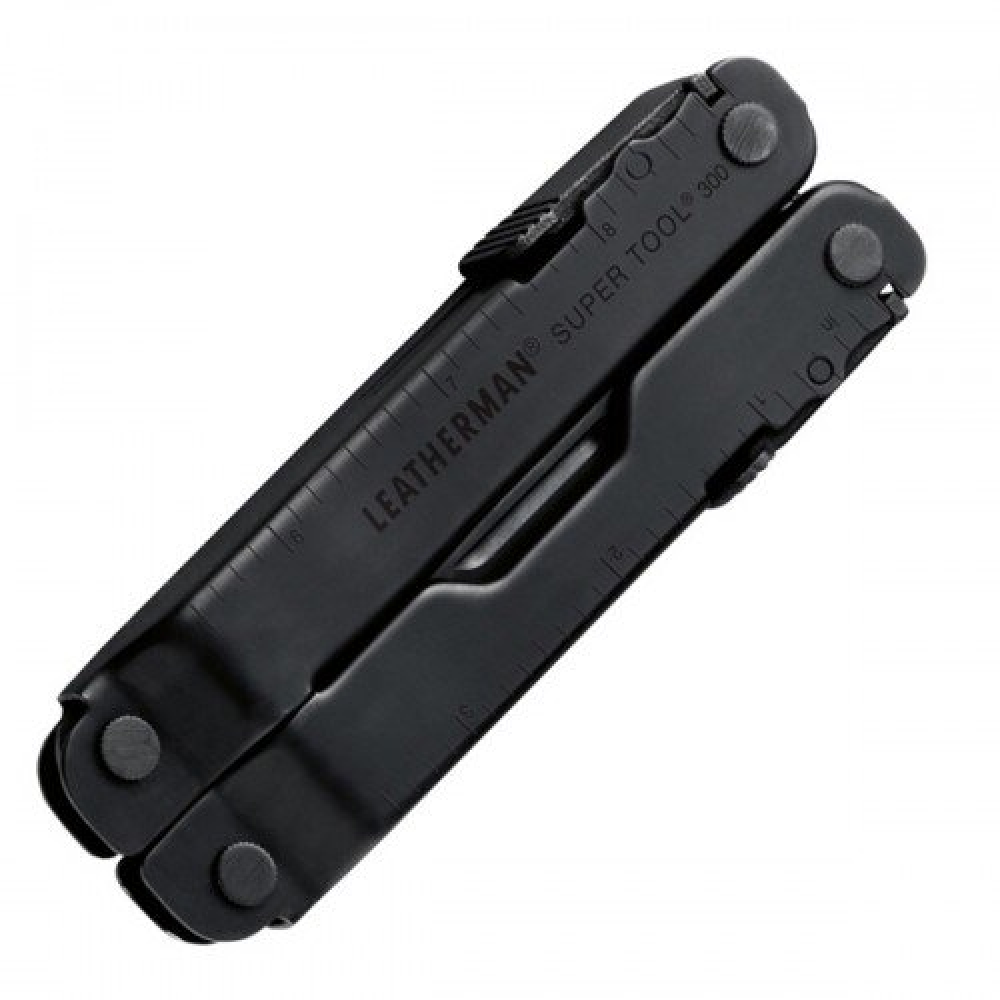 Мультитул Leatherman Super Tool 300 BLACK, чохол MOLLE (камо), картонна коробка