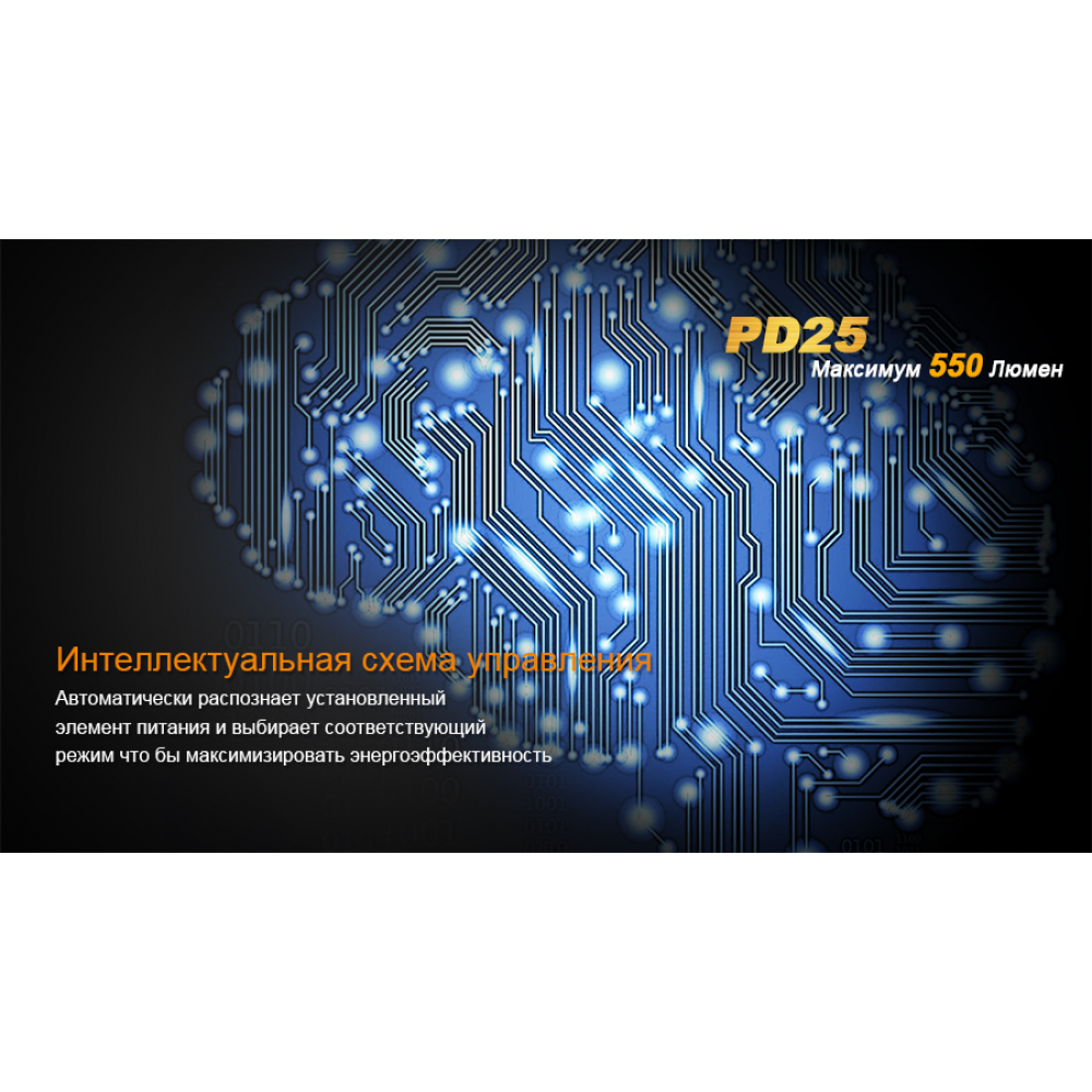 Ліхтар ручний Fenix PD25+16340 USB