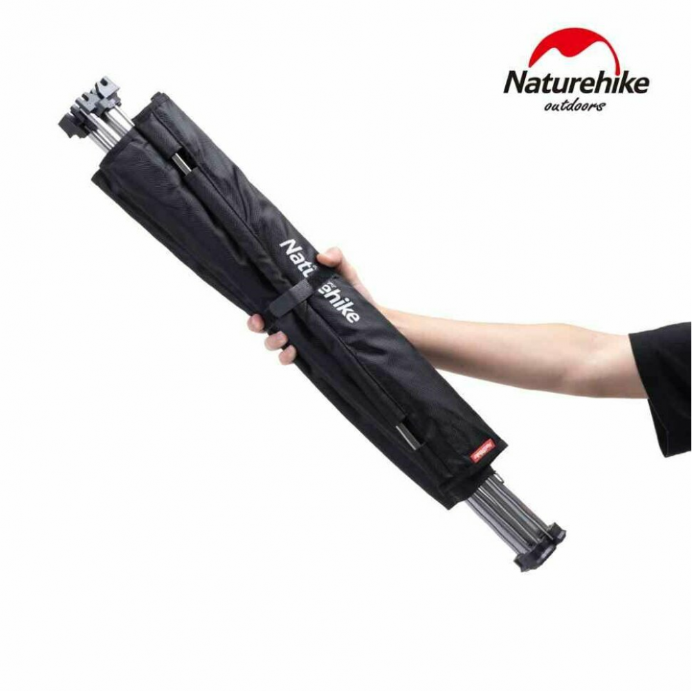 Стіл розкладний  з коробкою для зберігання Naturehike NH19JJ084, 1680D Oxford / алюміній, чорний