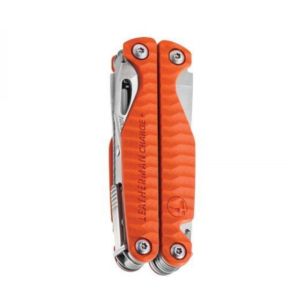 Мультиінструмент Leatherman CHARGE PLUS ORANGE, синтетичний чохол, карт. кор., метрич. біти