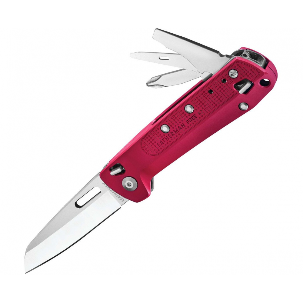 Ніж-мультитул Leatherman Free K2 Crimson