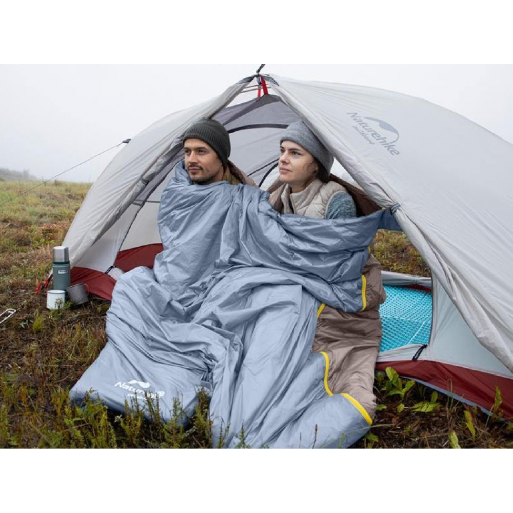 Спальник надлегкий Naturehike Summer LW180 NH21MSD09, (15°C), p-p M, коричневий