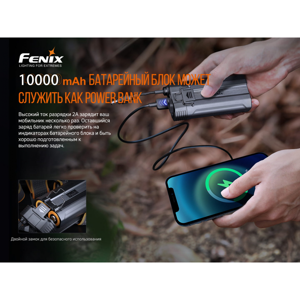 Ліхтар налобний Fenix HP30R V2.0