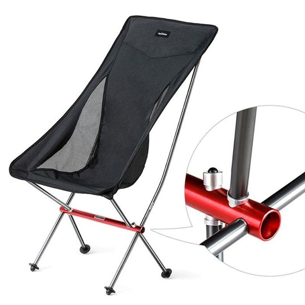 Крісло складане NaturehikeYL06 Alu Folding Moon Chair NH18Y060-Z, чорний