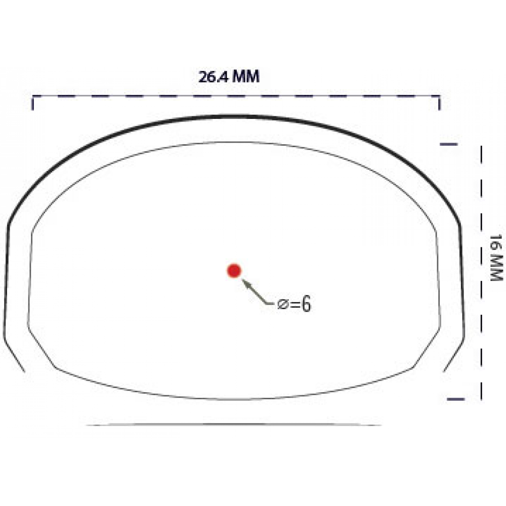 Приціл коліматорний Vortex Venom Red Dot 6 MOA. Weaver,Picatinny
