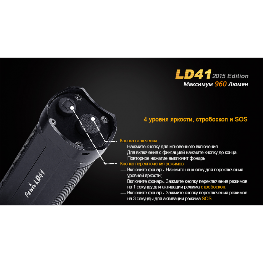 Ліхтар ручний Fenix LD41 XM-L2 U2 2015