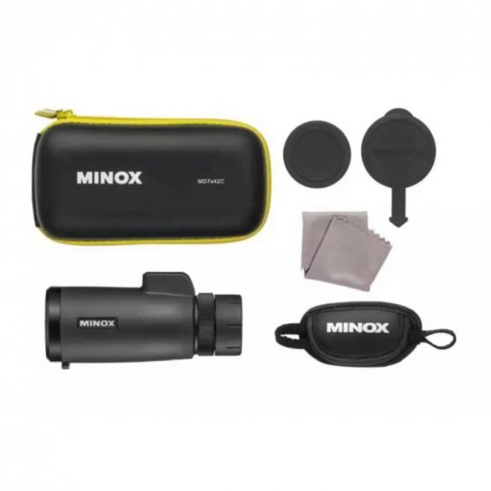 Монокуляр MINOX MD 7x42 C Black з компасом і далекомірною сіткою