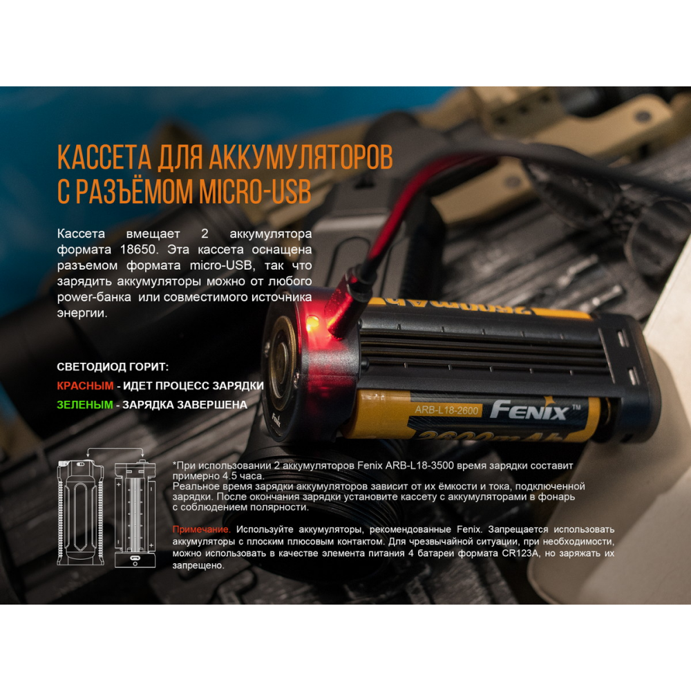 Ліхтар ручний Fenix TK35UE 2018 Cree XHP70 HI