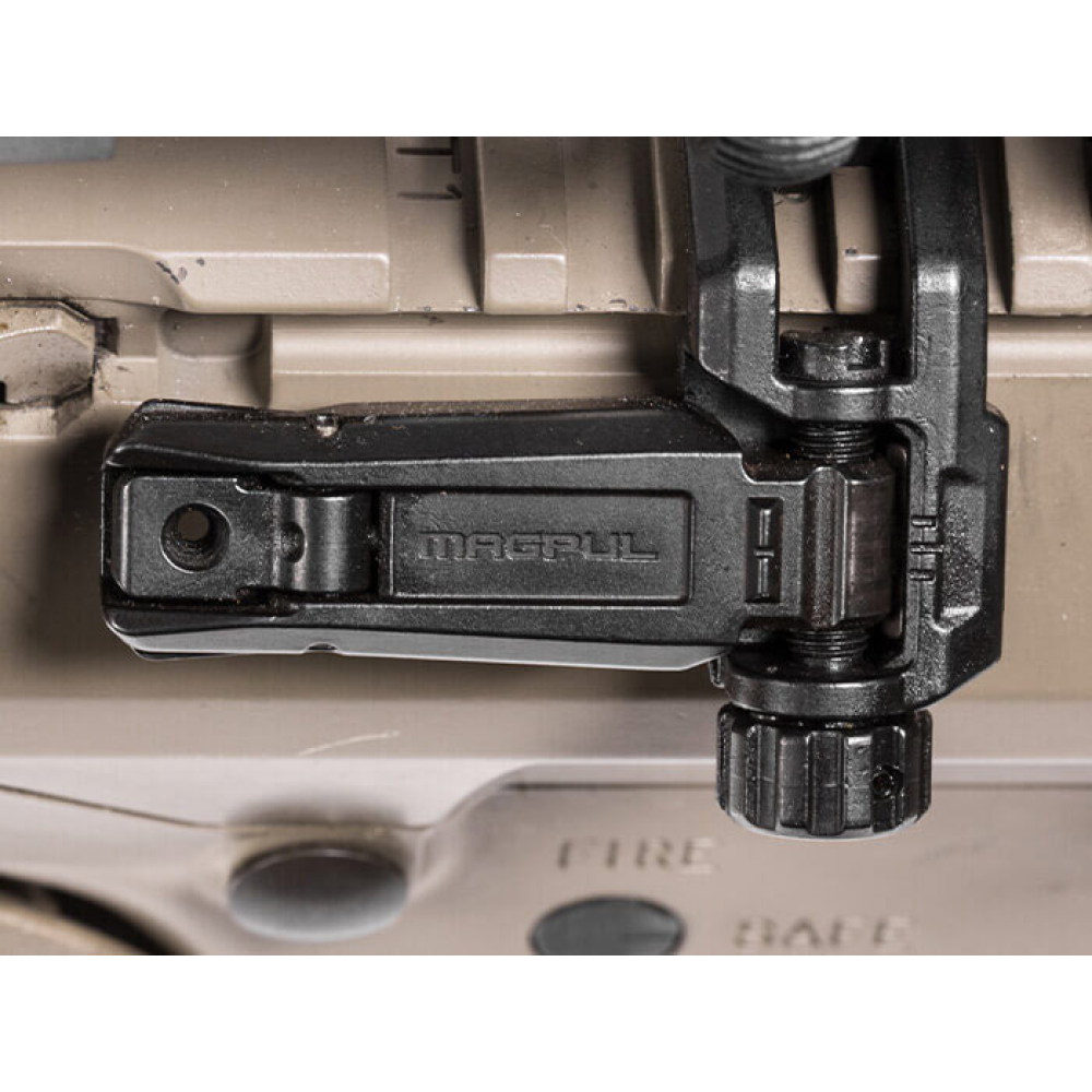 Цілик складаний Magpul MBUS Pro Offset - чорний