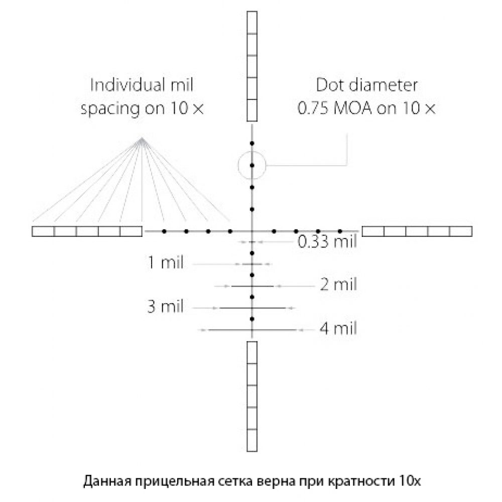 Приціл Hawke Airmax 4-12x40 AO, 1“, сітка AMX