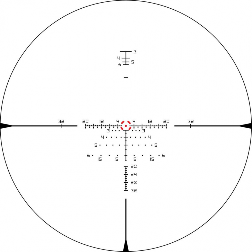 Прицел Vortex RAZOR HD GEN III, 1-10X24 FFP, EBR-9, 0.1 MRAD, 34мм