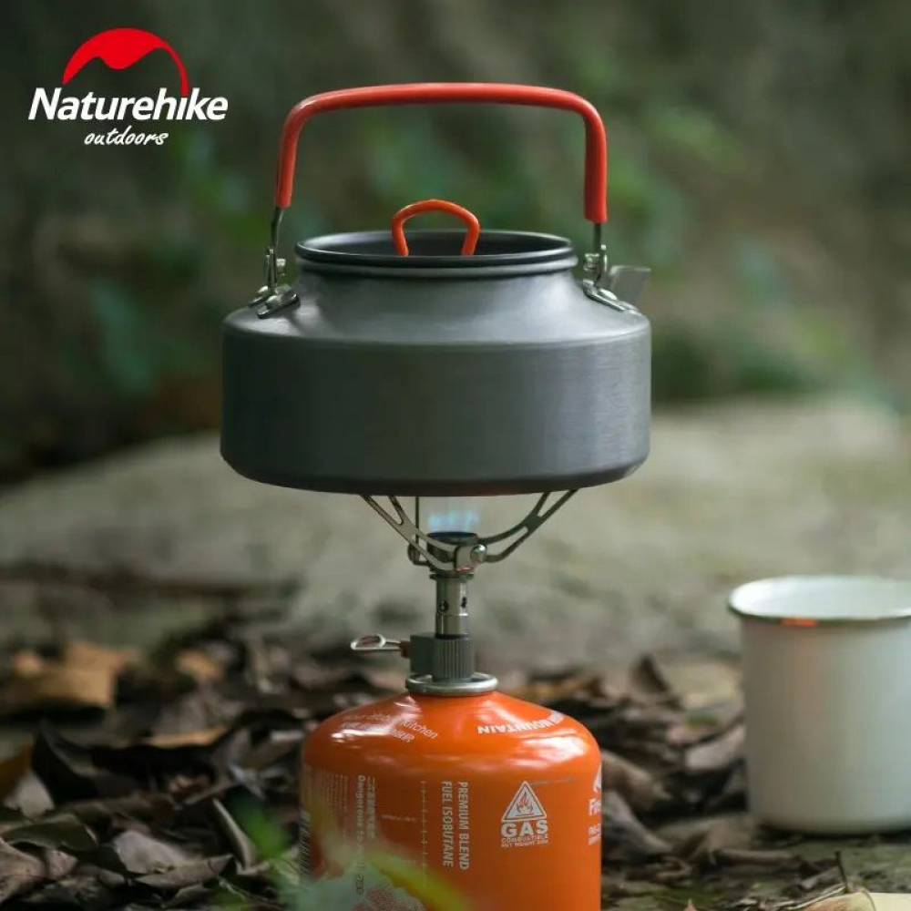 Чайник Naturehike NH17C020-H 1.1 л, алюміній, сірий