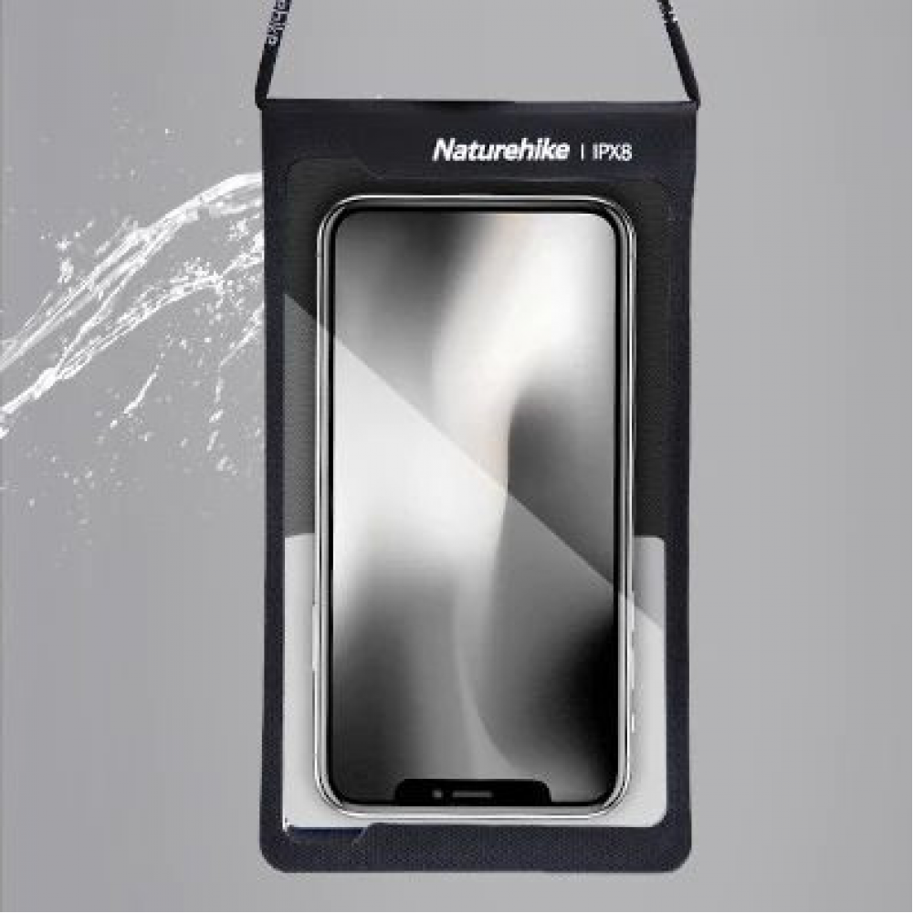 Чохол водонепроникний для смартфона Naturehike NH20SM003, чорний