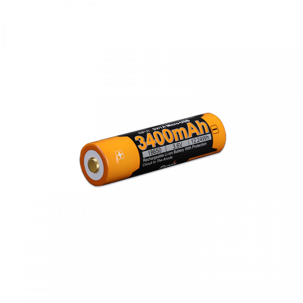 Акумулятор 18650 Fenix (3400 mAh) micro usb зарядка