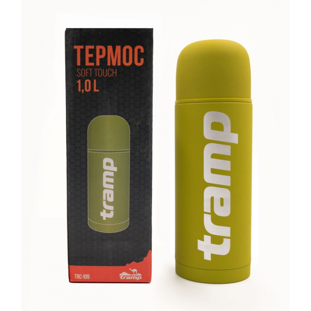 Термос TRAMP Soft Touch 1 л, Жовтий