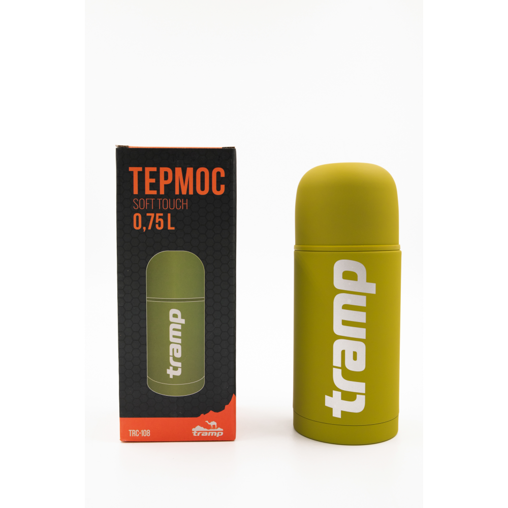 Термос TRAMP Soft Touch 0,75 л, Жовтий