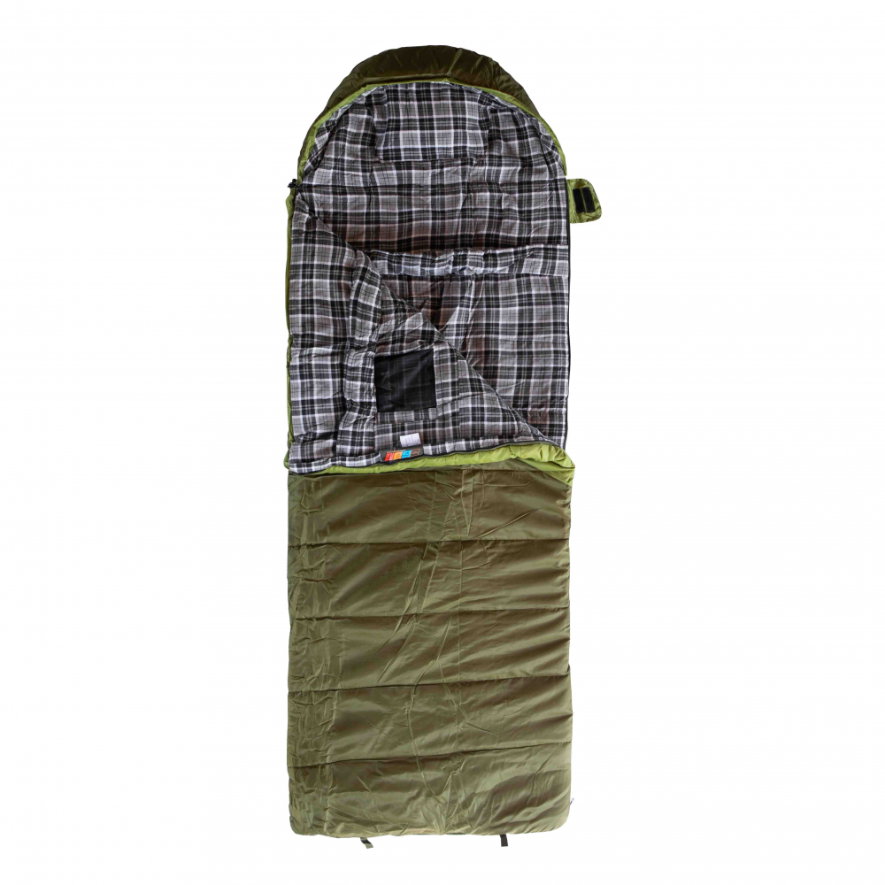 Спальний мішок Tramp Kingwood Regular ковдра лівий dark-olive/grey 220/80 UTRS-053R