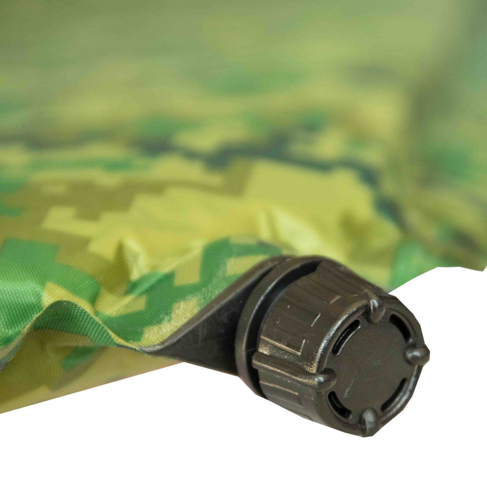 Килимок самонадувний Tramp з можливістю зістібання camo 185х65х5 UTRI-007