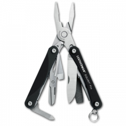 Мультиінструмент LEATHERMAN Squirt PS4 BLACK, картонна коробка