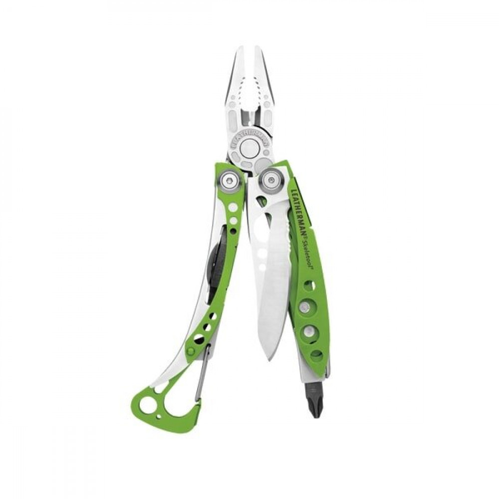 Мультитул Leatherman Skeletool Moss Green, нейлоновий чохол 832 208