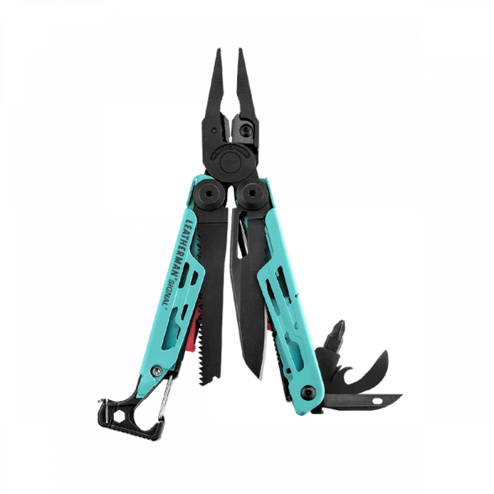 832733 Мультиінструмент LEATHERMAN SIGNAL AQUA, синтетичний чохол, картонна коробка