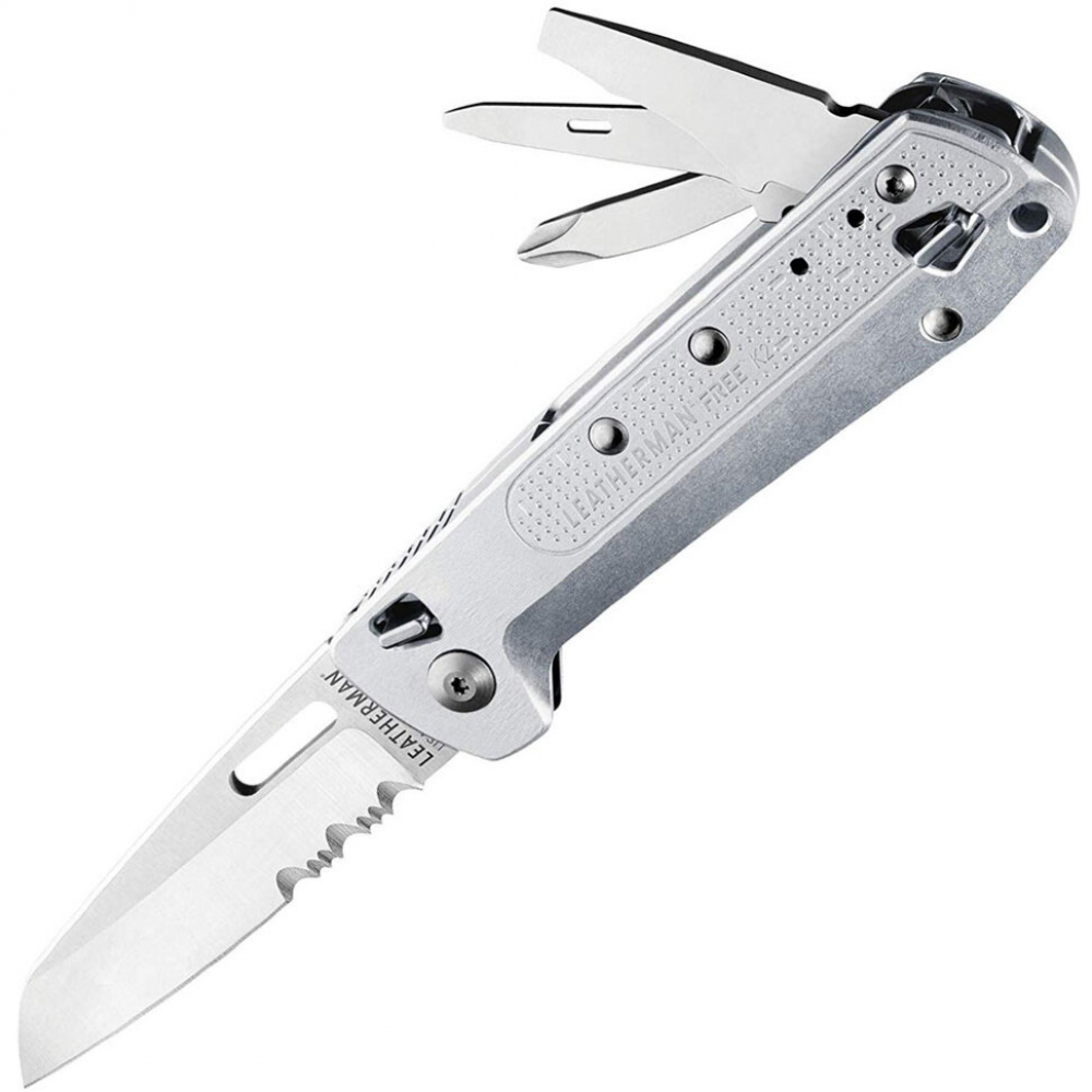 832655 Ніж-мультитул Leatherman Free K2x, silver