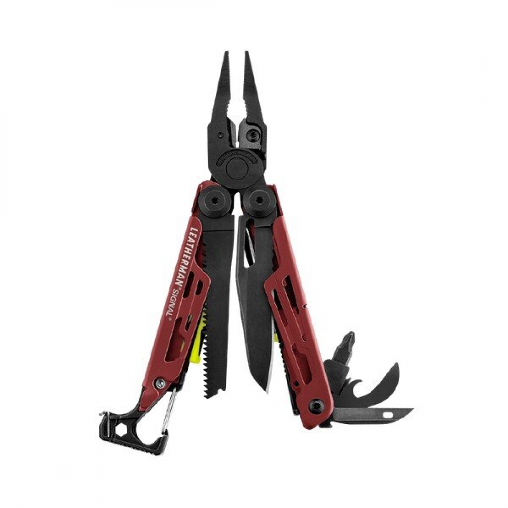 832745 Мультиінструмент LEATHERMAN SIGNAL CRIMSON, синтетичний чохол, картонна коробка