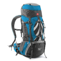 Рюкзак туристичний Naturehike NH70B070-B, 70 л + 5 л, блакитний