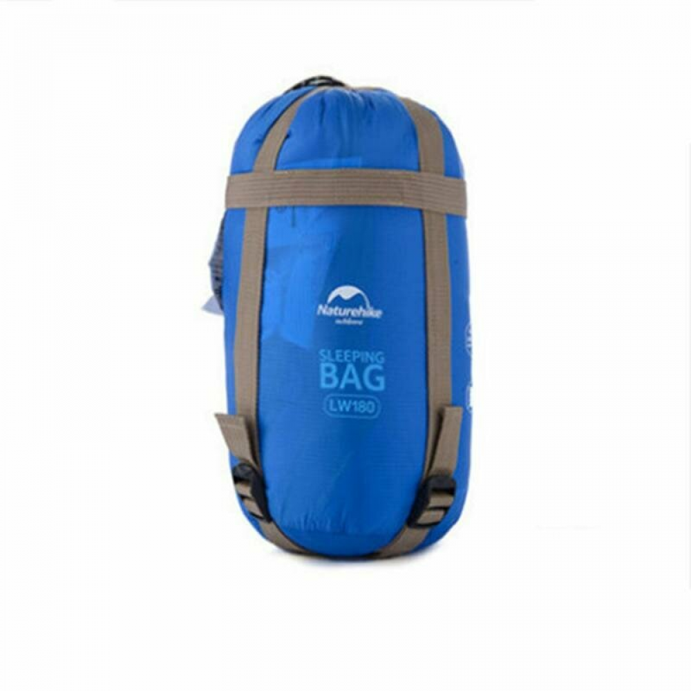 Спальник надлегкий Naturehike Mini Ultra light LW 180 NH15S003-D, Silk-like cotton,  блакитний