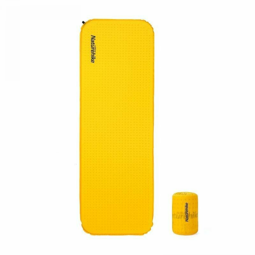 Килимок самонадувний Naturehike C034 NH19Q034-D, 30 мм, Розмір L, жовтий