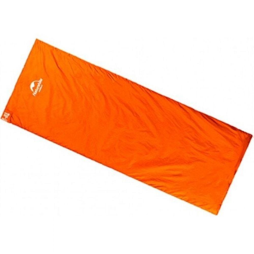 Спальник надлегкий Naturehike Ultra light LW 180 NH15S003-D, (20°C), p-p M, лівий, помаранчевий