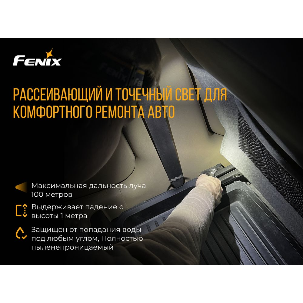 Ліхтар налобний Fenix HL26R чорний