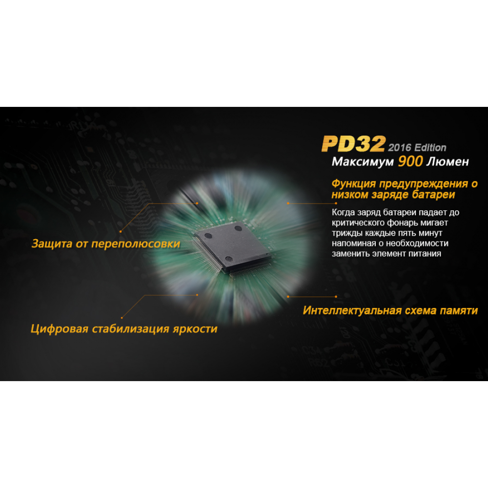 Ліхтар ручний Fenix PD32 2016